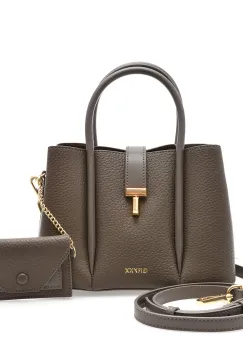 Geanta GRYXX gri, 1273, din piele ecologica imagine