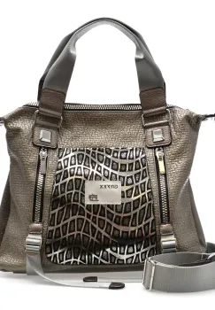 Geanta GRYXX gri, 6381, din piele ecologica imagine