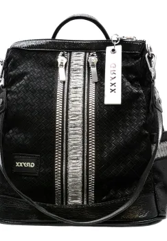 Geanta GRYXX neagra, 6410, din piele ecologica imagine