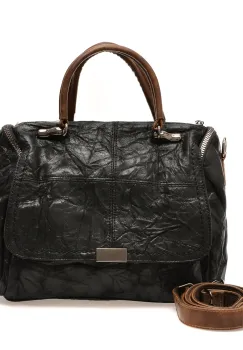 Geanta GRYXX neagra, 7801, din piele ecologica imagine