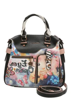 Geanta JANET DENESE multicolor, J127B, din piele ecologica imagine