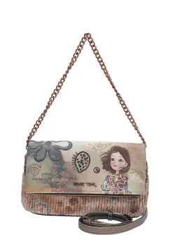 Geanta JANET DENESE multicolor, J147B, din piele ecologica imagine