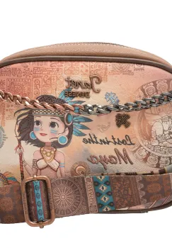 Geanta JANET DENESE multicolor, MAYA JOURNEY, din piele ecologica imagine