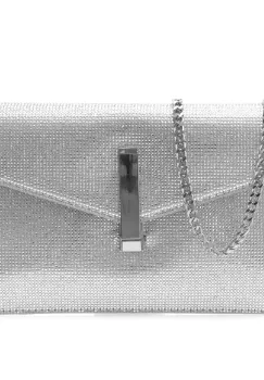 Geanta plic ALDO argintie, LARIBLING 042, din piele ecologica imagine