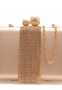 Geanta plic EPICA aurie, 8008, din material textil imagine