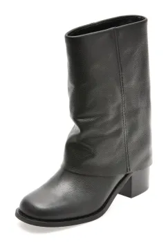 Ghete ALDO negre, 14183579, din piele naturala imagine