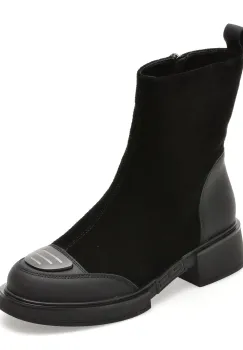 Ghete ALDO negre, 70009, din piele intoarsa imagine