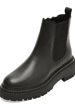 Ghete ALDO negre, BESTINA 001, din piele naturala imagine