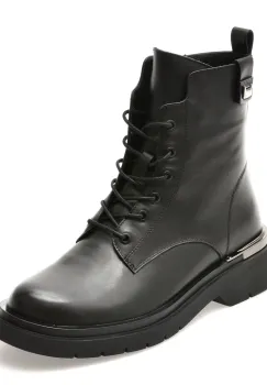 Ghete ALDO negre, M893, din piele naturala imagine