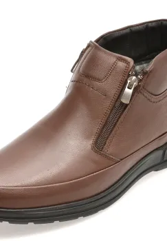 Ghete BITE THE BULLET maro, SH2401, din piele naturala imagine