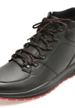 Ghete BITE THE BULLET negre, 221159, din piele naturala imagine