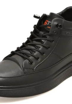 Ghete BITE THE BULLET negre, 82735, din piele naturala imagine