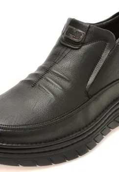 Ghete BITE THE BULLET negre, 86371, din piele naturala imagine
