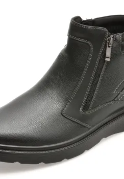 Ghete BITE THE BULLET negre, 966212, din piele naturala imagine