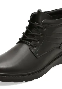 Ghete BITE THE BULLET negre, 96622, din piele naturala imagine