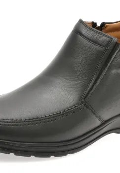 Ghete BITE THE BULLET negre, SH2403, din piele naturala imagine