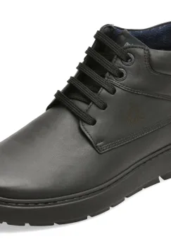 Ghete CALLAGHAN negre, 60608, din piele naturala imagine