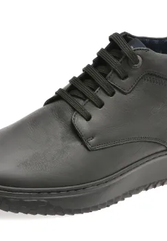 Ghete CALLAGHAN negre, 60803, din piele naturala imagine