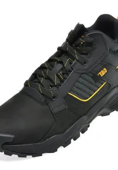 Ghete CATERPILLAR negre, GRAPPLE LEATHER MID, din piele naturala imagine