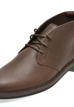 Ghete CLARKS maro, ALDWIN 2 CHUKKA, din piele naturala imagine