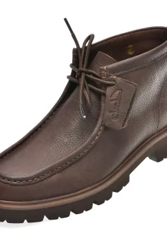 Ghete CLARKS maro, CLEYHILL TOP, din piele naturala imagine