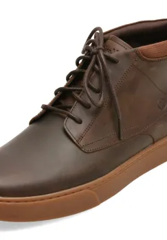 Ghete CLARKS maro, LYDFORD MID, din piele naturala imagine