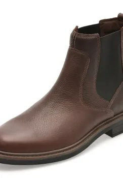 Ghete CLARKS maro, NEWFORD EASY, din piele naturala imagine