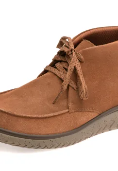 Ghete CLARKS maro, RELAX LITE MOC, din piele intoarsa imagine