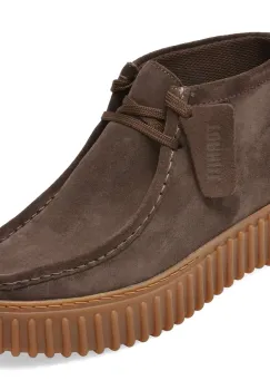 Ghete CLARKS maro, TORHILL MOSS, din piele intoarsa imagine