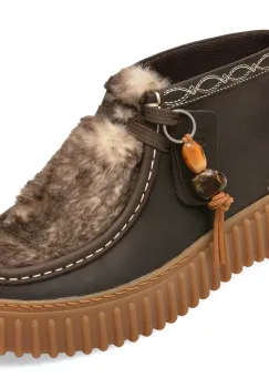 Ghete CLARKS maro, TORHILL MOSS, din piele naturala imagine