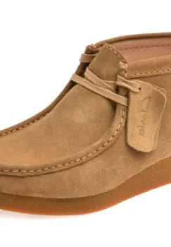Ghete CLARKS maro, WALEVBT, din piele intoarsa imagine