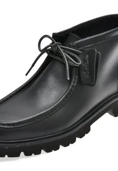 Ghete CLARKS negre, CLEYHILL TOP, din piele naturala imagine