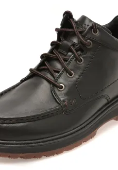 Ghete CLARKS negre, MELBURY HI, din piele naturala imagine