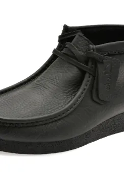 Ghete CLARKS negre, WALLABEE EVO BT, din piele naturala imagine