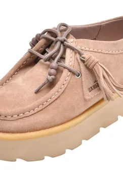 Ghete CLARKS roz, MEARE WALLA, din piele intoarsa imagine