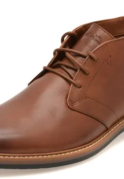 Ghete elegante CLARKS maro, ALDWIN 2 CHUKKA, din piele naturala imagine