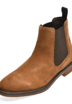 Ghete elegante CLARKS maro, JAXEN EASY, din piele intoarsa imagine