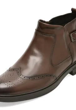 Ghete elegante EPICA maro, 68020, din piele naturala imagine