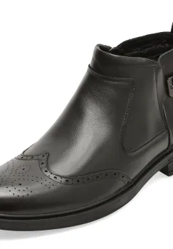Ghete elegante EPICA negre, 68020, din piele naturala imagine