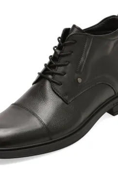 Ghete elegante EPICA negre, 68022, din piele naturala imagine