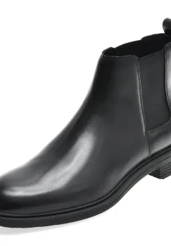Ghete elegante GEOX negre, U567KA, din piele naturala imagine