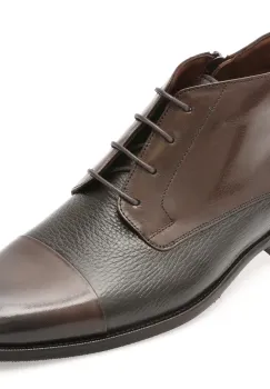 Ghete elegante LE COLONEL maro, 40929, din piele naturala imagine