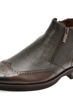 Ghete elegante LE COLONEL maro, 40940, din piele naturala imagine