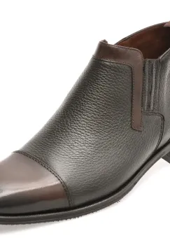 Ghete elegante LE COLONEL maro, 484100, din piele naturala imagine