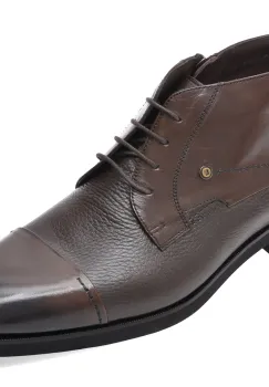 Ghete elegante LE COLONEL maro, 48447, din piele naturala imagine