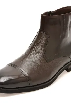 Ghete elegante LE COLONEL maro, 48487, din piele naturala imagine