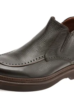 Ghete elegante LE COLONEL maro, 61613, din piele naturala imagine