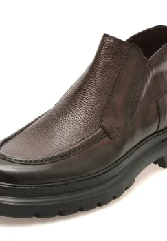 Ghete elegante LE COLONEL maro, 71904, din piele naturala imagine