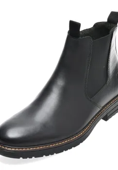 Ghete elegante RIEKER negre, 33180, din piele naturala imagine