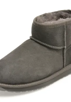 Ghete EMU gri, STINGER MICRO, din piele intoarsa imagine